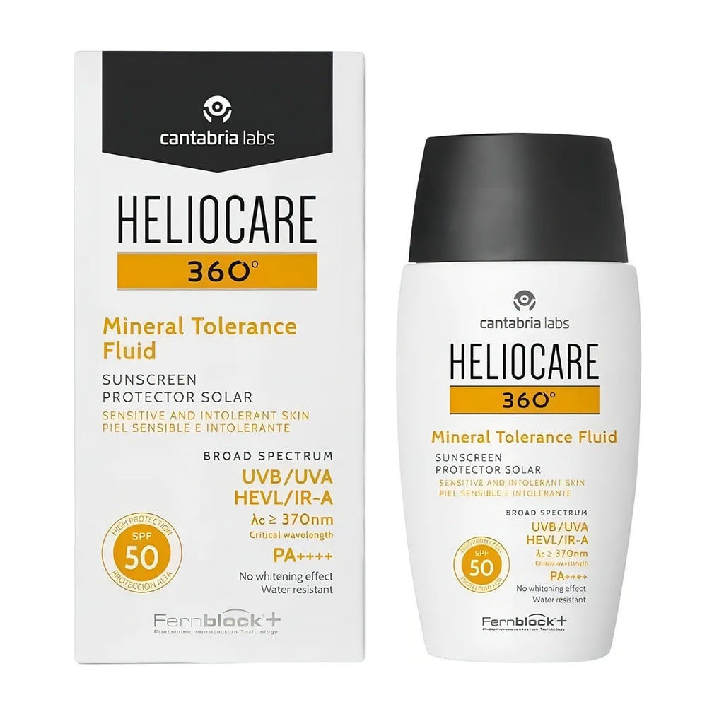 Heliocare 360 fluid spf50 min tolerance