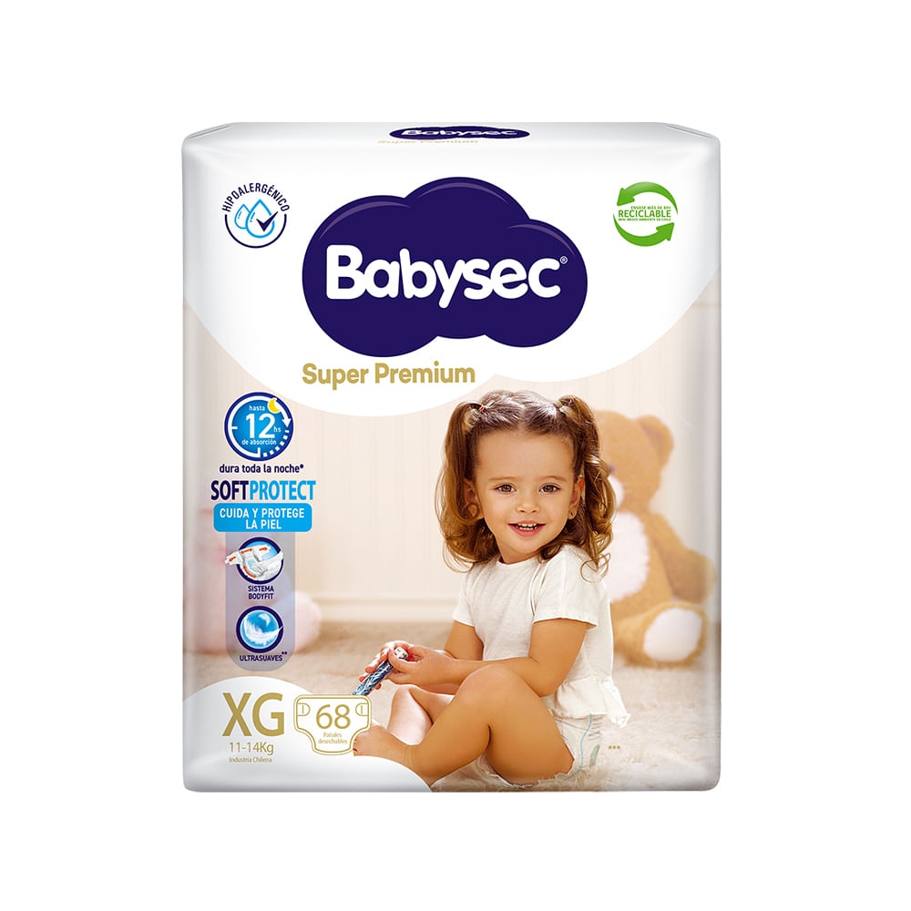 Babysec super prmiun xg 68 paÑales