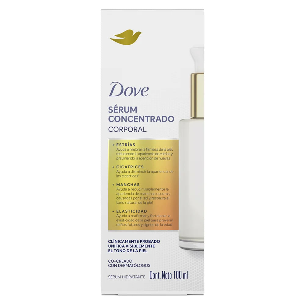 Dove serum cc corporal 100 ml