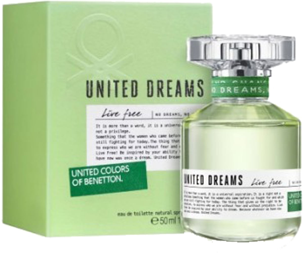 Benetton dreams live free edt 50 ml