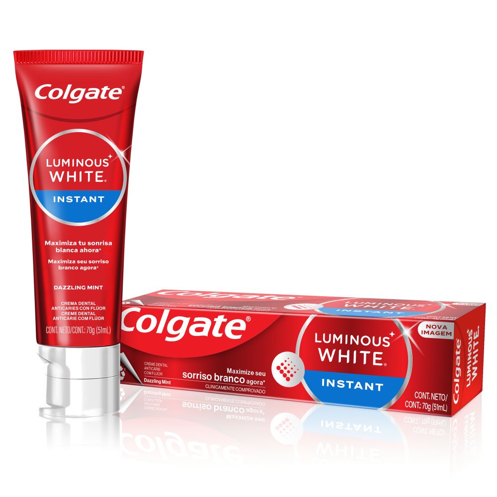Colgate cr dental luminous white inst 70