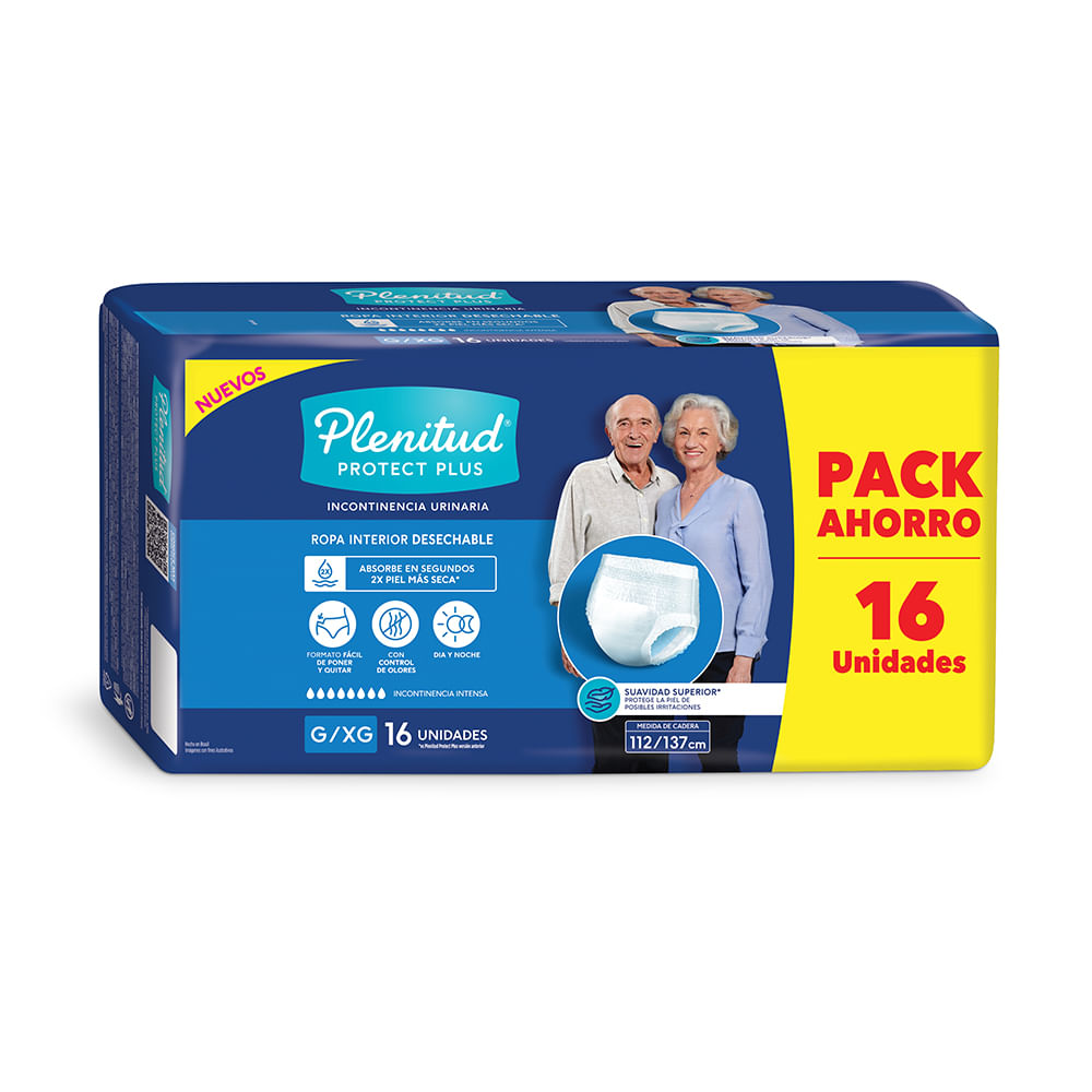 Plenitud ropa int protect plus g/xg 16