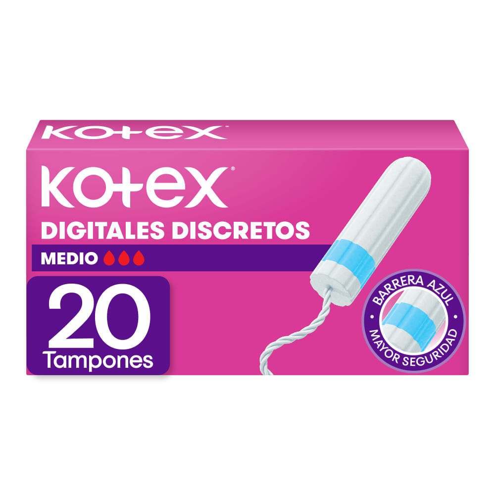 Kotex tampones medio 20 unid 2x1