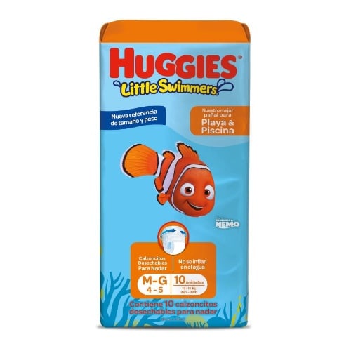Huggies little swimmers calza g 3 unid