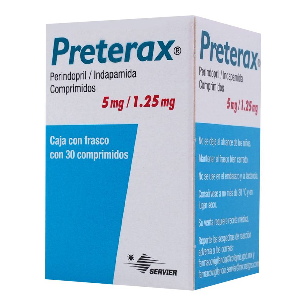 Preterax 5/1.25 mg 30 comp