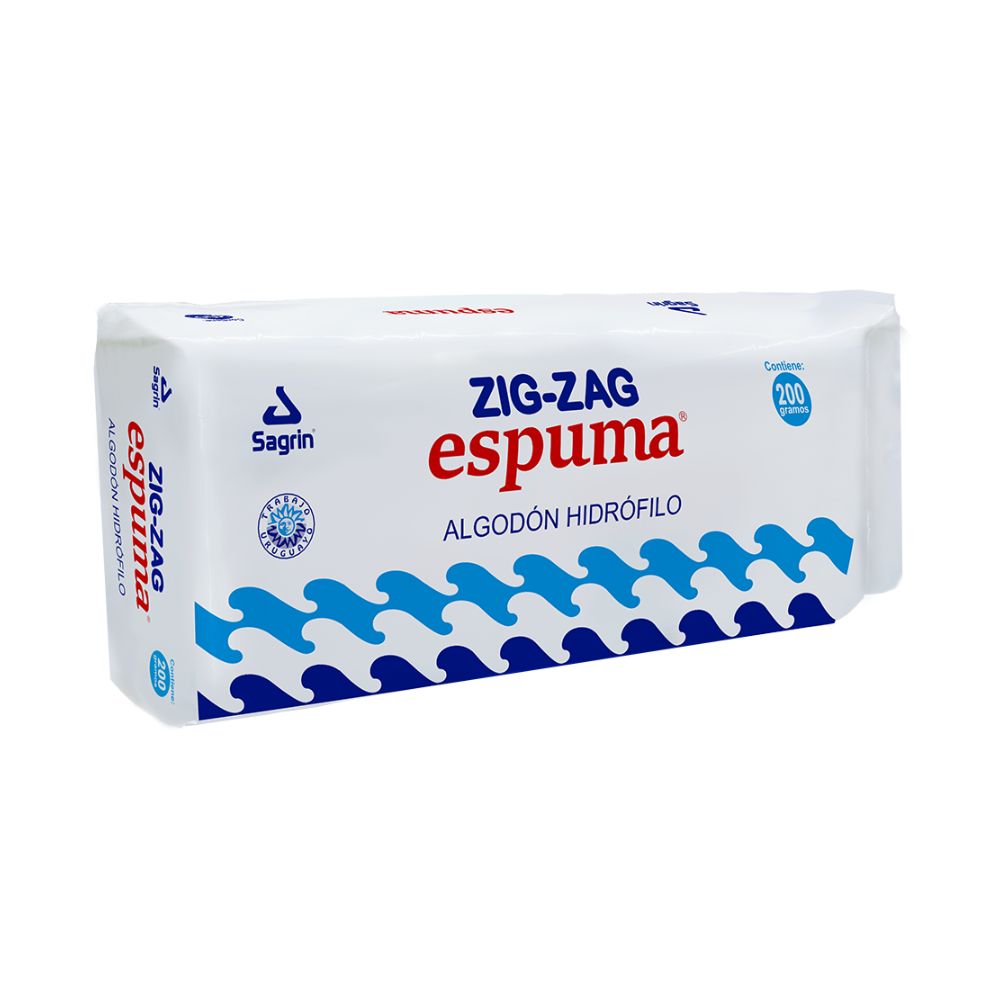 Zig zag espuma algodon 200 gr