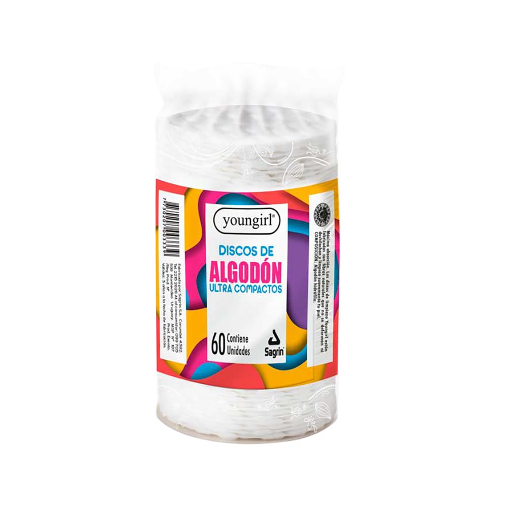 Youngirl discos de algodon 120 unid