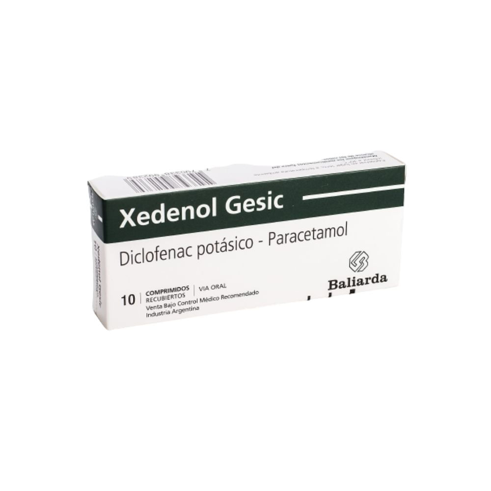 Xedenol gesic 10 comp