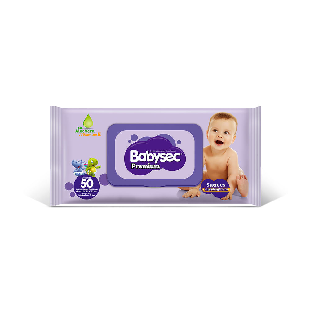 Babysec sup premium toallas humedas 40