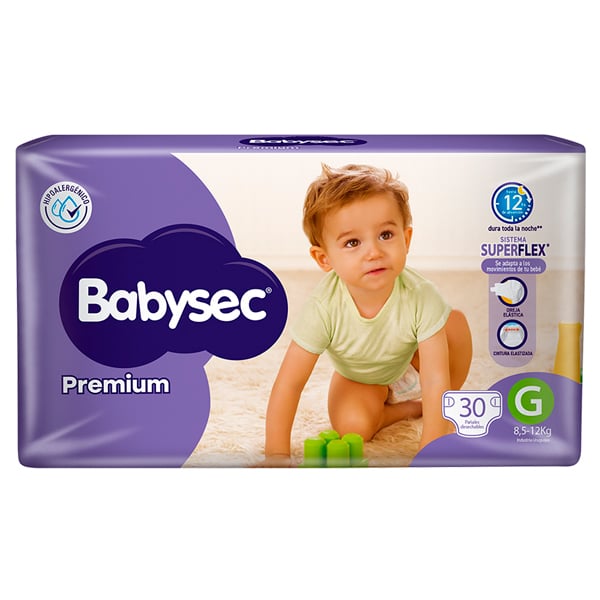Babysec premium g 30 paÑales