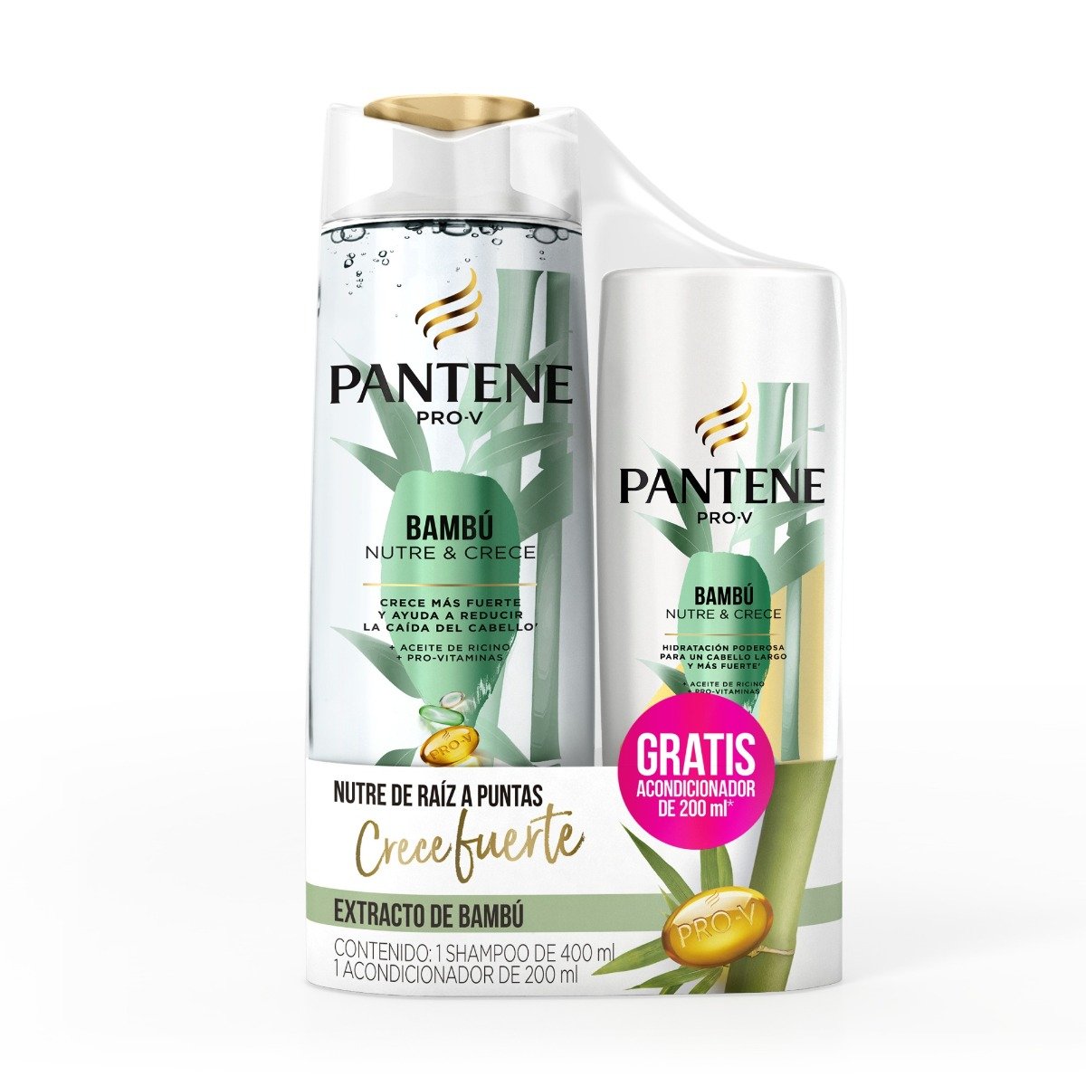 Pantene shampoo bambu 400 ml