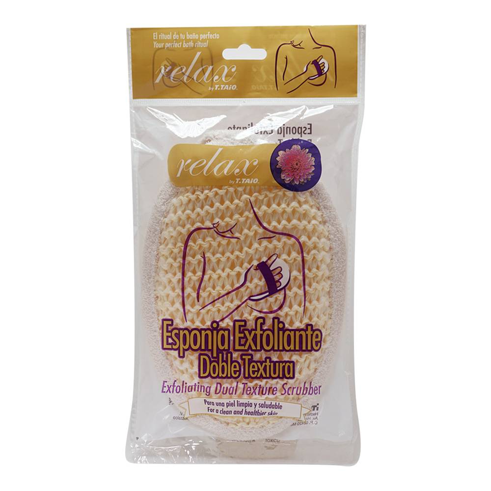Esponja exfoliante corazon