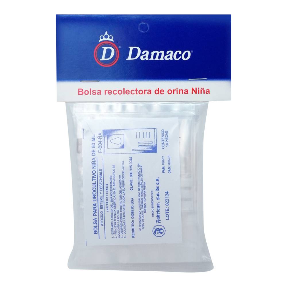 Colector orina adhesivo c/valvula