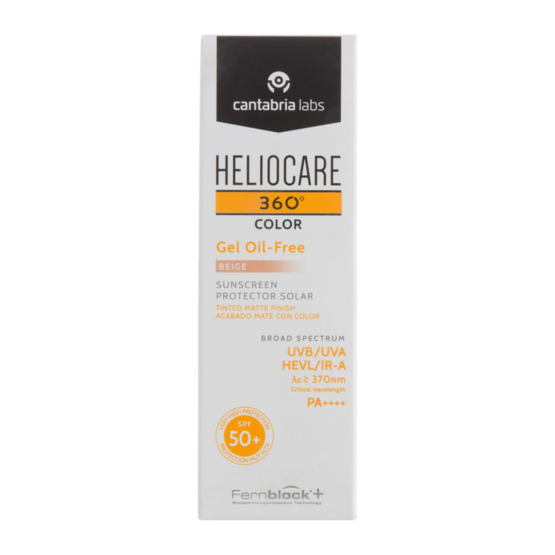 Heliocare 360 gel oil free spf 50 beige