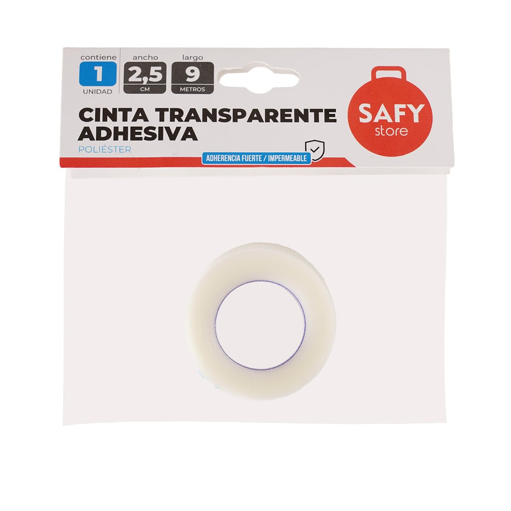Kuka prendedor transparente c/cinta