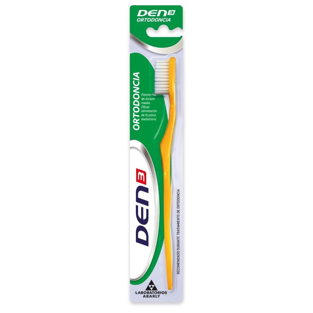Den3 cepillo dental ortodoncia 1 unid