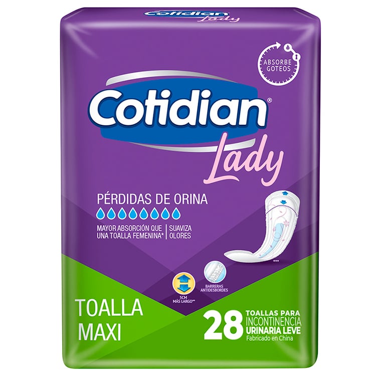 Cotidian lady maxi 28 unid