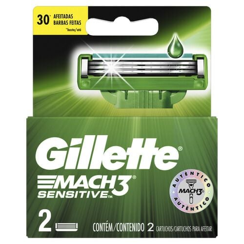 Gillette mach 3 sensitive razor 2 respus