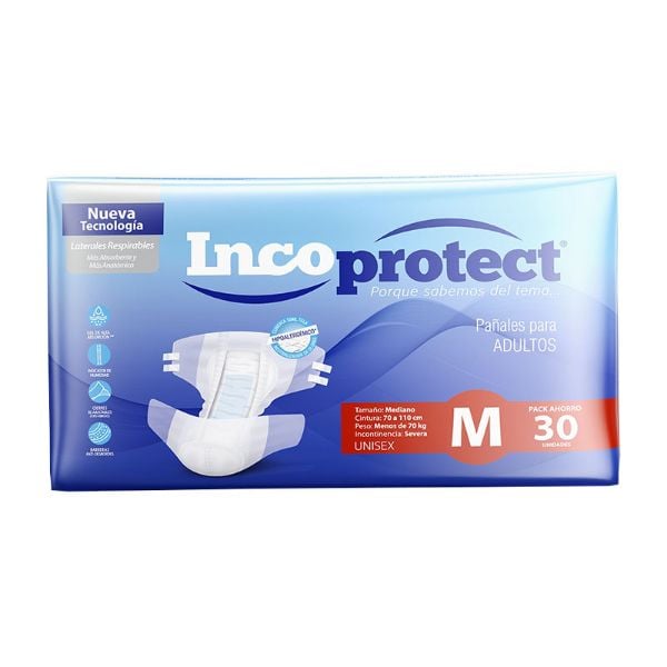 Incoprotect aposito p/inc t g 30 unid