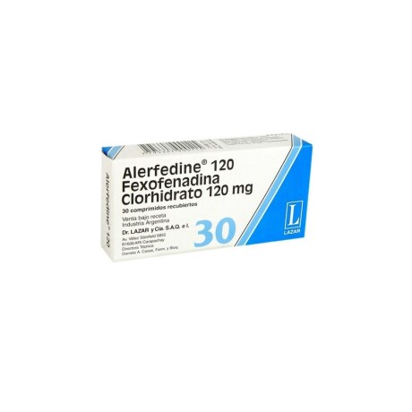 Alerfedine 120 mg 30 comp