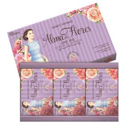 Alma de flores jabon vainilla 3 unid est