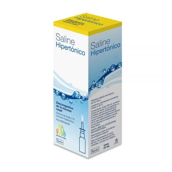Saline hipertonico solucion nasal 25 ml